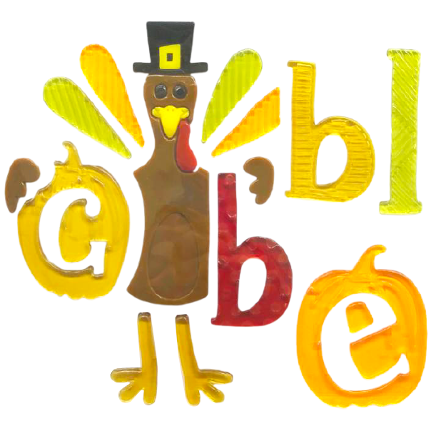 6 листов осенних гелевых наклеек для стеклянных окон, осенние/благодарственные гелевые наклейки, привет осенние листья, тыквы для осеннего праздничного декора окон