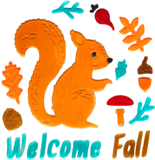 Осенние гелевые наклейки на стеклянные окна, гелевые наклейки для Дня благодарения, Hello Fall Leaves, Pumpkin для осеннего праздничного декора окон