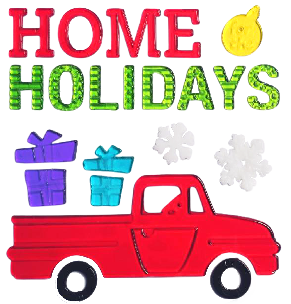 Рождественские наклейки на окна - Санта-Клаус, Снеговик, Снежинка, Пингвин, Рождественская елка, Подарочные наклейки на окна для детей