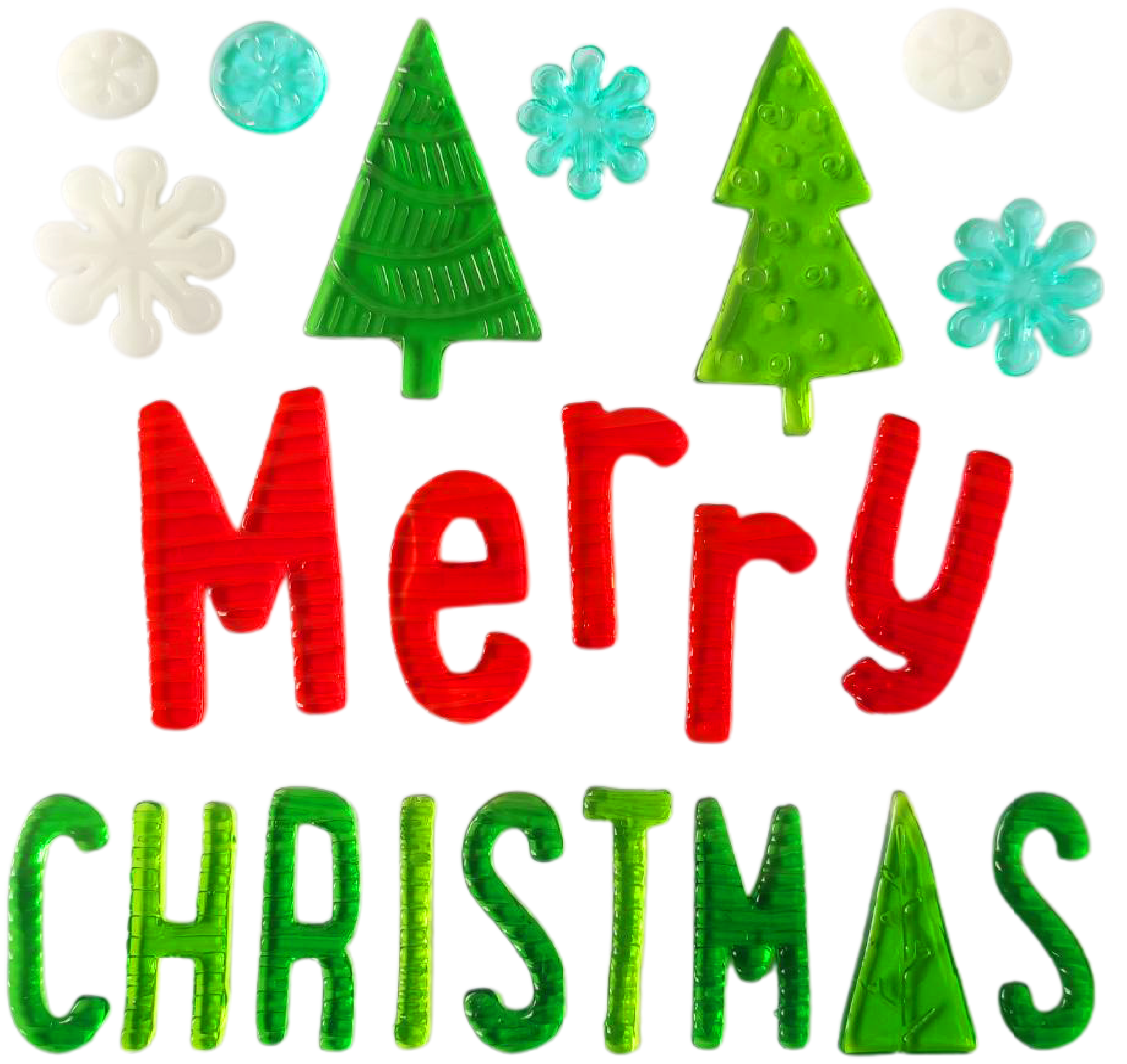 Рождественские наклейки на окна - Санта-Клаус, Снеговик, Снежинка, Пингвин, Рождественская елка, Подарочные наклейки на окна для детей