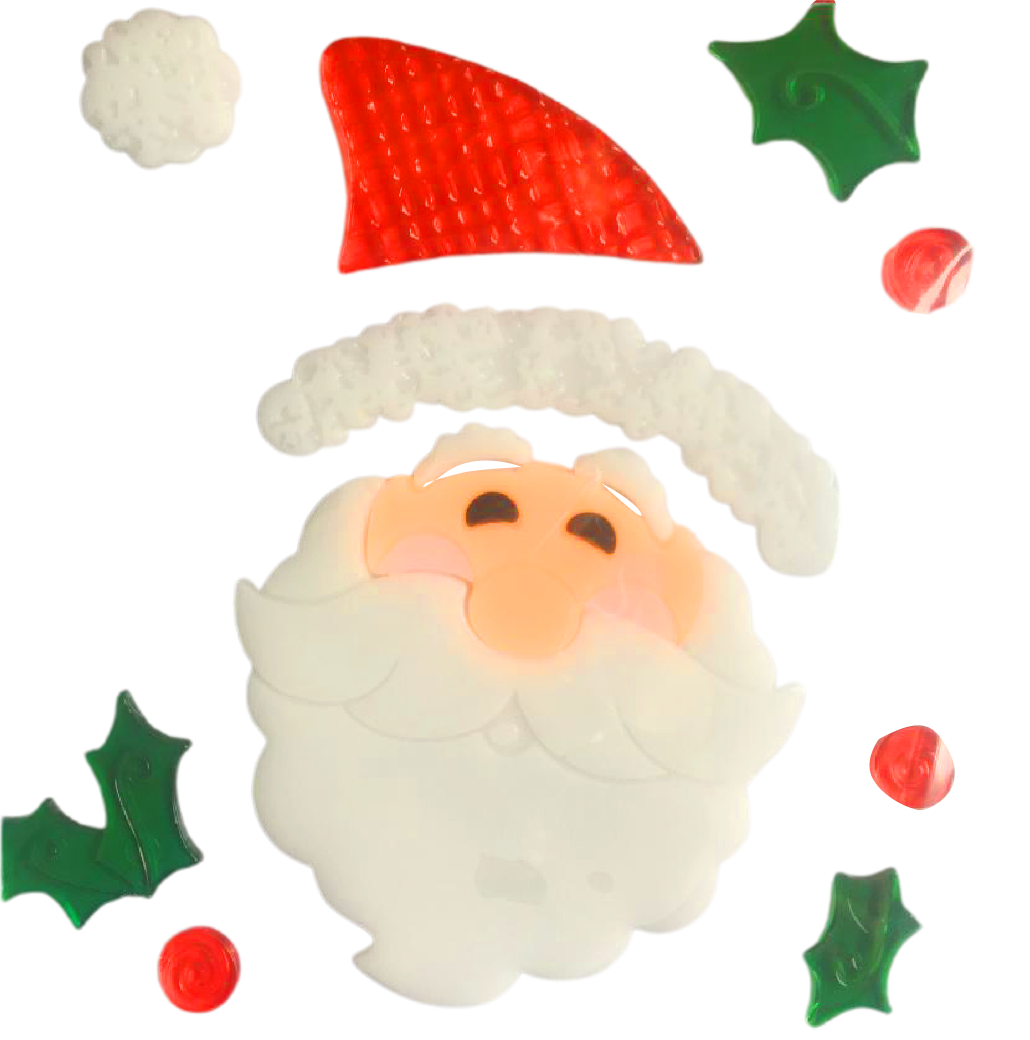 Рождественские наклейки на окна - Санта-Клаус, Снеговик, Снежинка, Пингвин, Рождественская елка, Подарочные наклейки на окна для детей