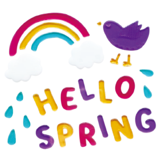 Весенние наклейки на окна, гелевые наклейки на стекло для холодильников и дома, весенний декор для окон - цветы, бабочки, птицы, которые нравятся детям