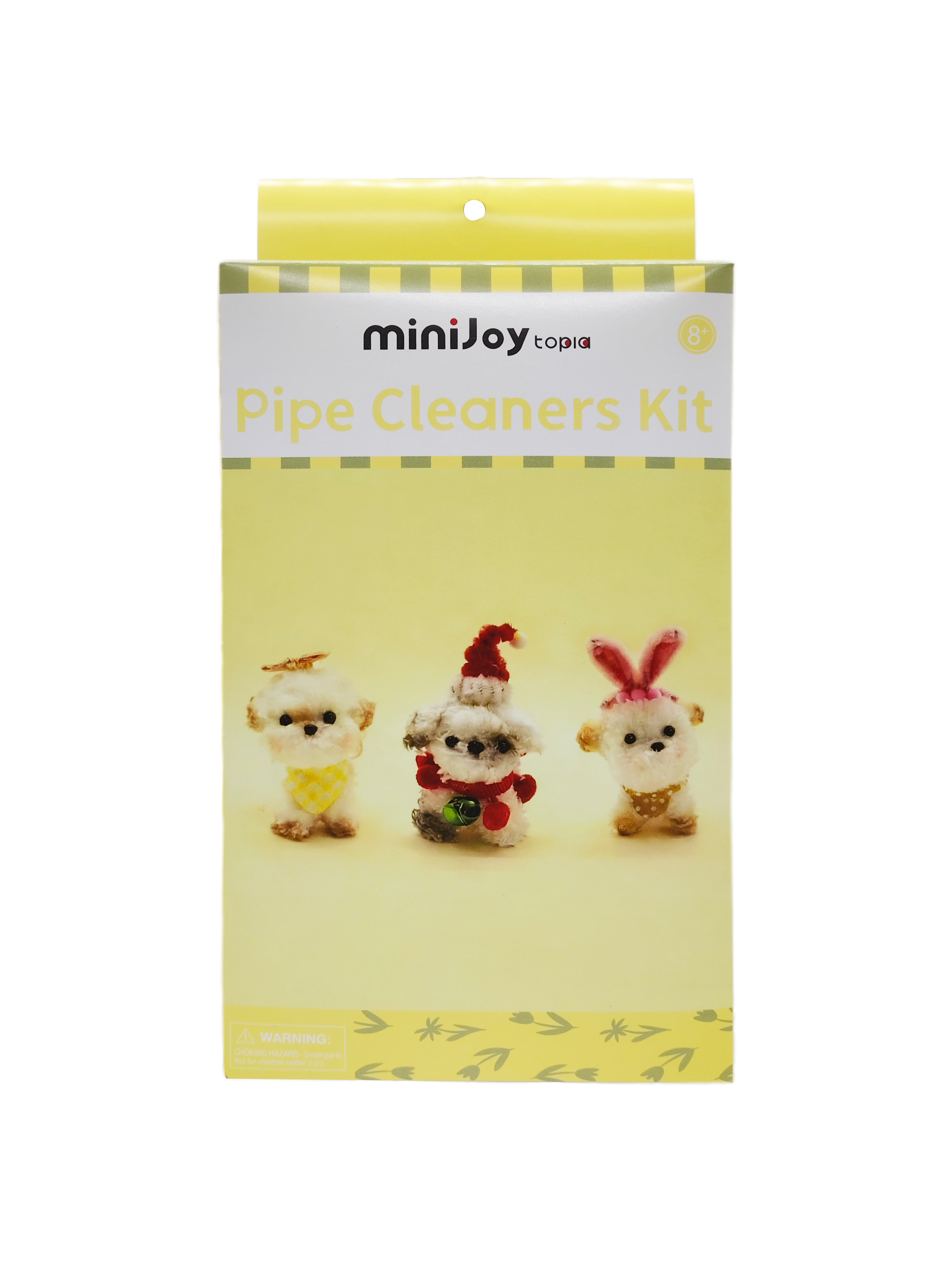 Набор для творчества с собачкой из синельной проволоки, 3-в-1 набор DIY со щенком в костюмах ангела, Рождества и кролика, креативные художественные материалы для декора комнаты, набор для творчества оптом для детей и взрослых, подарочный набор для любителей собак