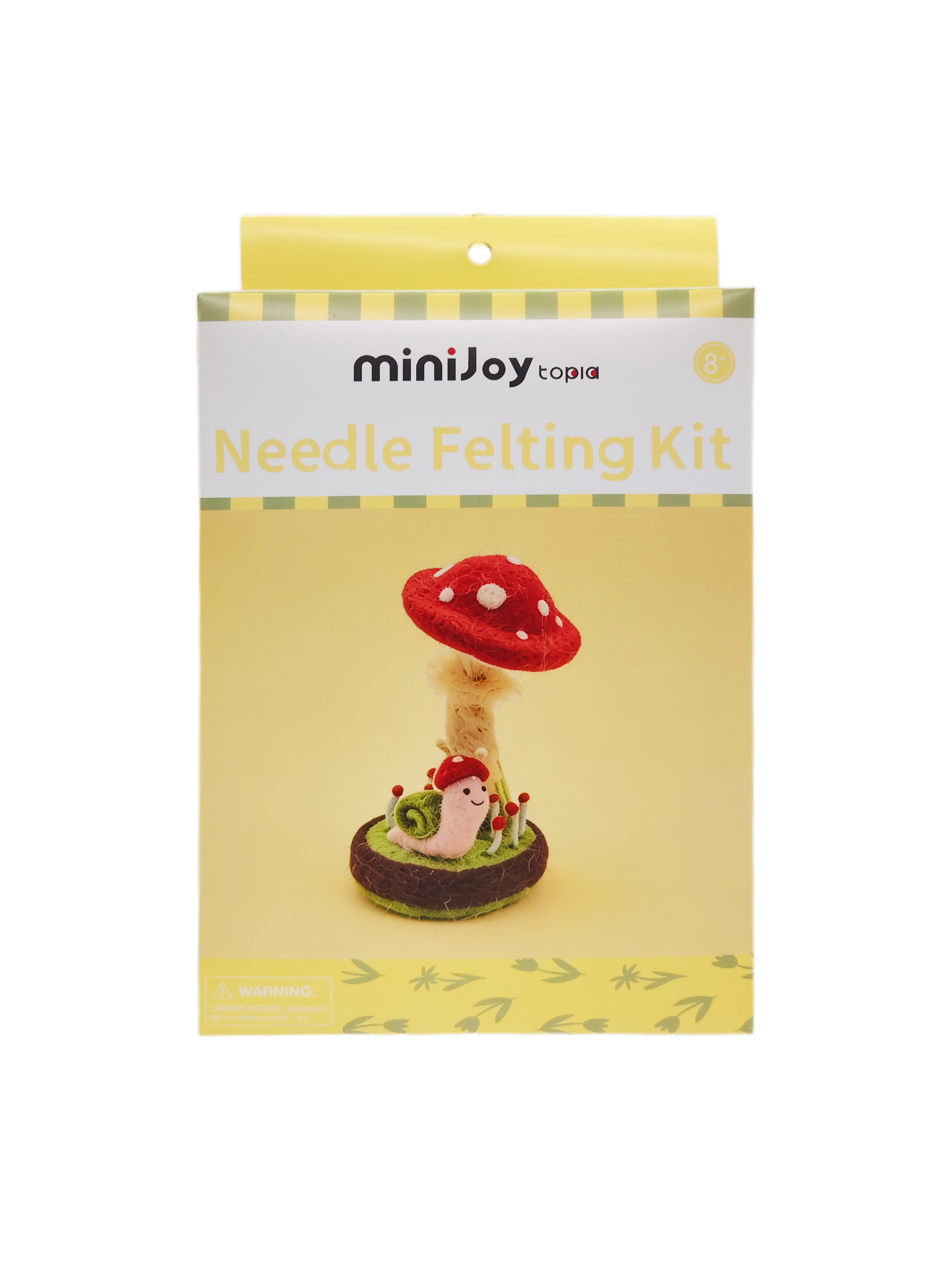 Набор для сухого валяния «Гриб, улитка и лесная сцена», набор для творчества из шерстяного фетра своими руками с инструментами, поролоновым ковриком и инструкцией, диорама с волшебным лесом для начинающих, декор ручной работы в стиле зачарованного леса для взрослых, подарок на Рождество и день рождения