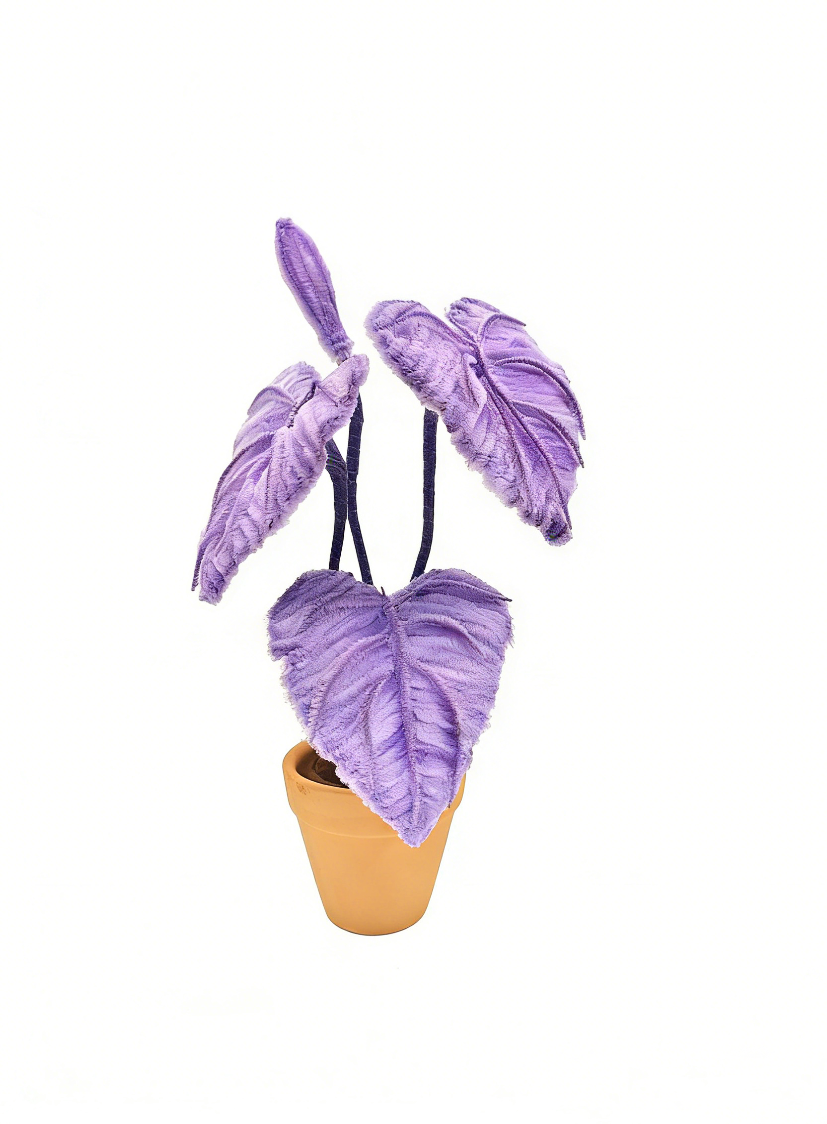 Набор для творчества из синельной проволоки «Пурпурная алоказия», набор DIY для создания растения, креативные материалы для декора комнаты, набор для творчества оптом для детей и взрослых, подарок для любителя растений в мрачной эстетике