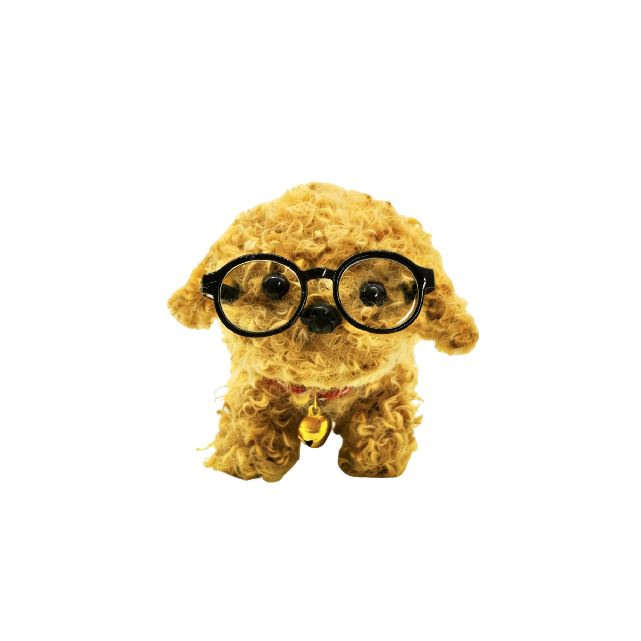 Набор для творчества «Собачка» из синельной проволоки, милый плюшевый щенок DIY с очками и колокольчиком, креативные материалы для декора комнаты, наборы для творчества оптом для детей и взрослых, уникальный подарок для любителя собак