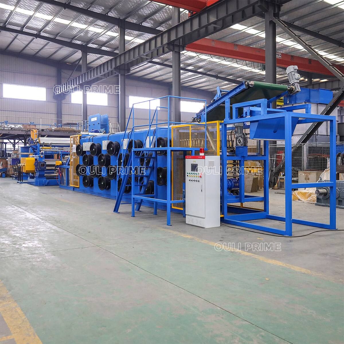 Ленточный конвейерный охладитель резиновой смеси