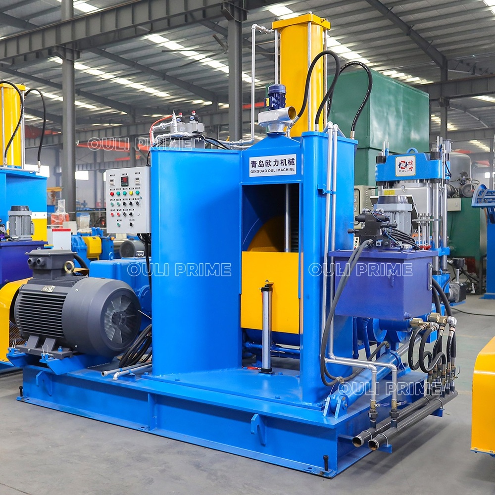 Пневматический диспергатор резиновой смеси с резиновым смесителем