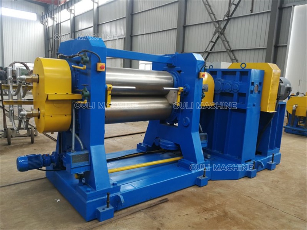 Двухвалковый каландр для резины