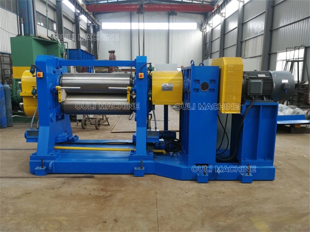 Двухвалковый каландр для резины