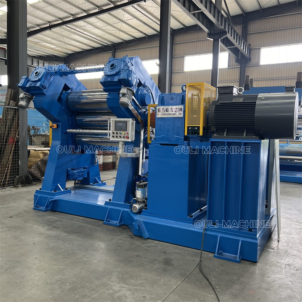 Трехвалковый каландр для резины