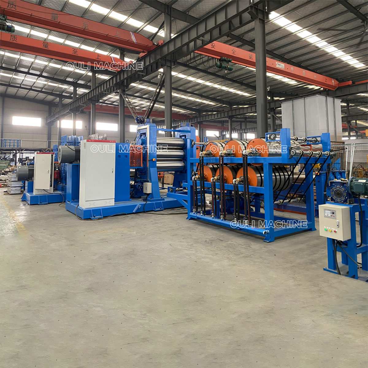 Трехвалковый каландр для резины