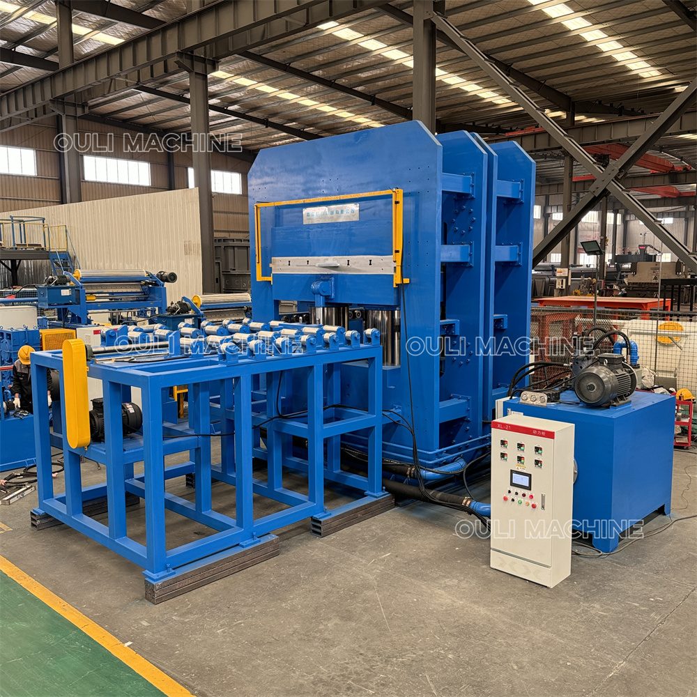 Пресс для вулканизации рамной конструкции