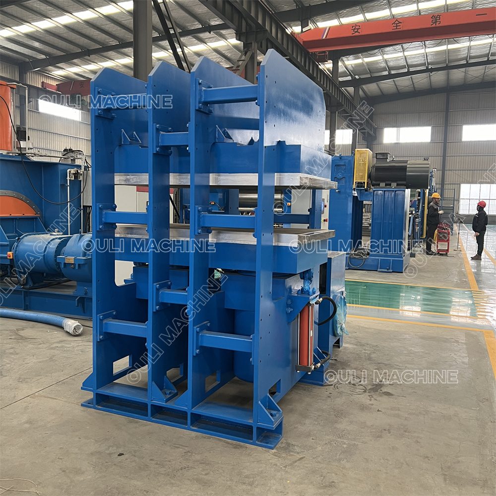 Пресс для вулканизации рамной конструкции