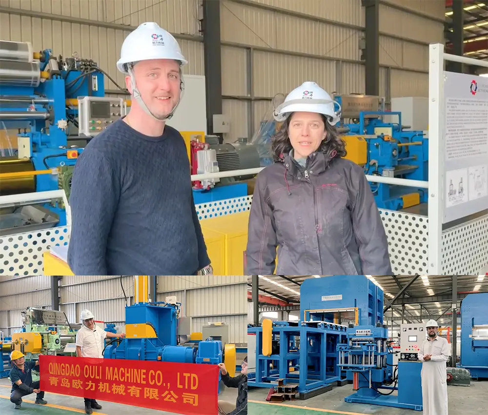 Глобальные клиенты посещают наш завод для проверки резиносмесительных мельниц, смесителей Banbury и вулканизаторов