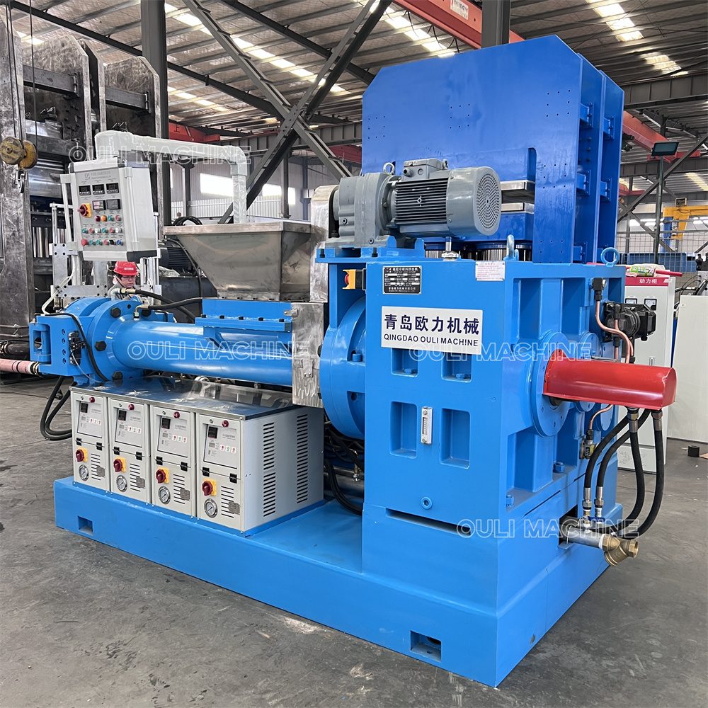 Холодная подача резинового экструдера