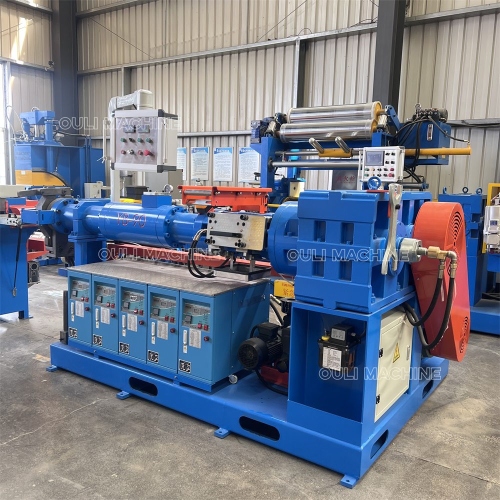 Экструдер для резины вакуумного типа