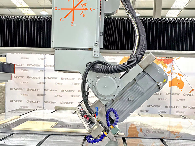 Máquina de corte de puente de 4 ejes GQ-3220B