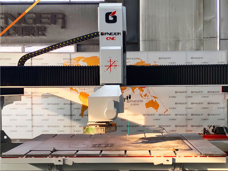 Máquina de corte puente de 5 ejes GQ-3220D