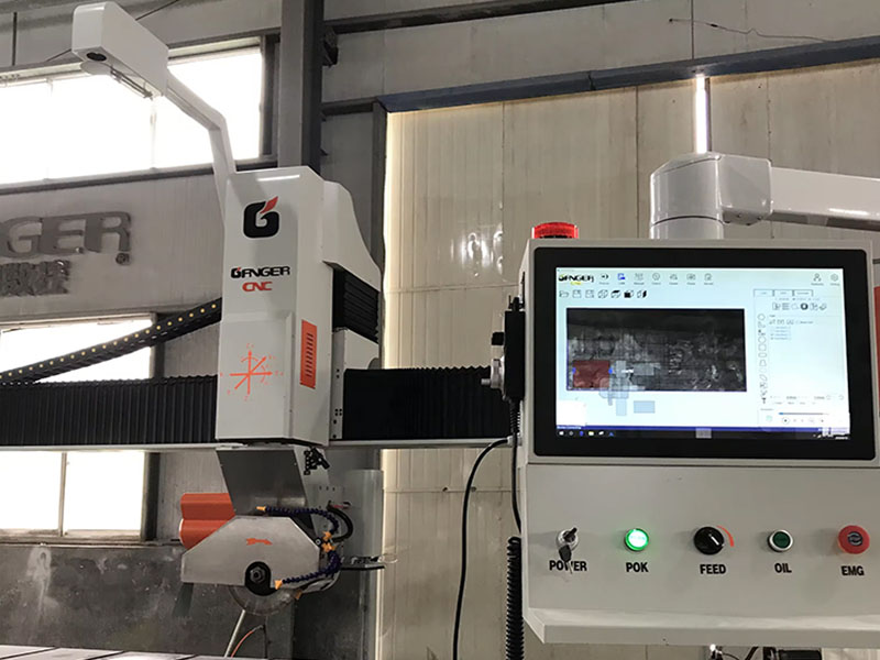 Máquina de corte por puente de 5 ejes GQ-3220DS