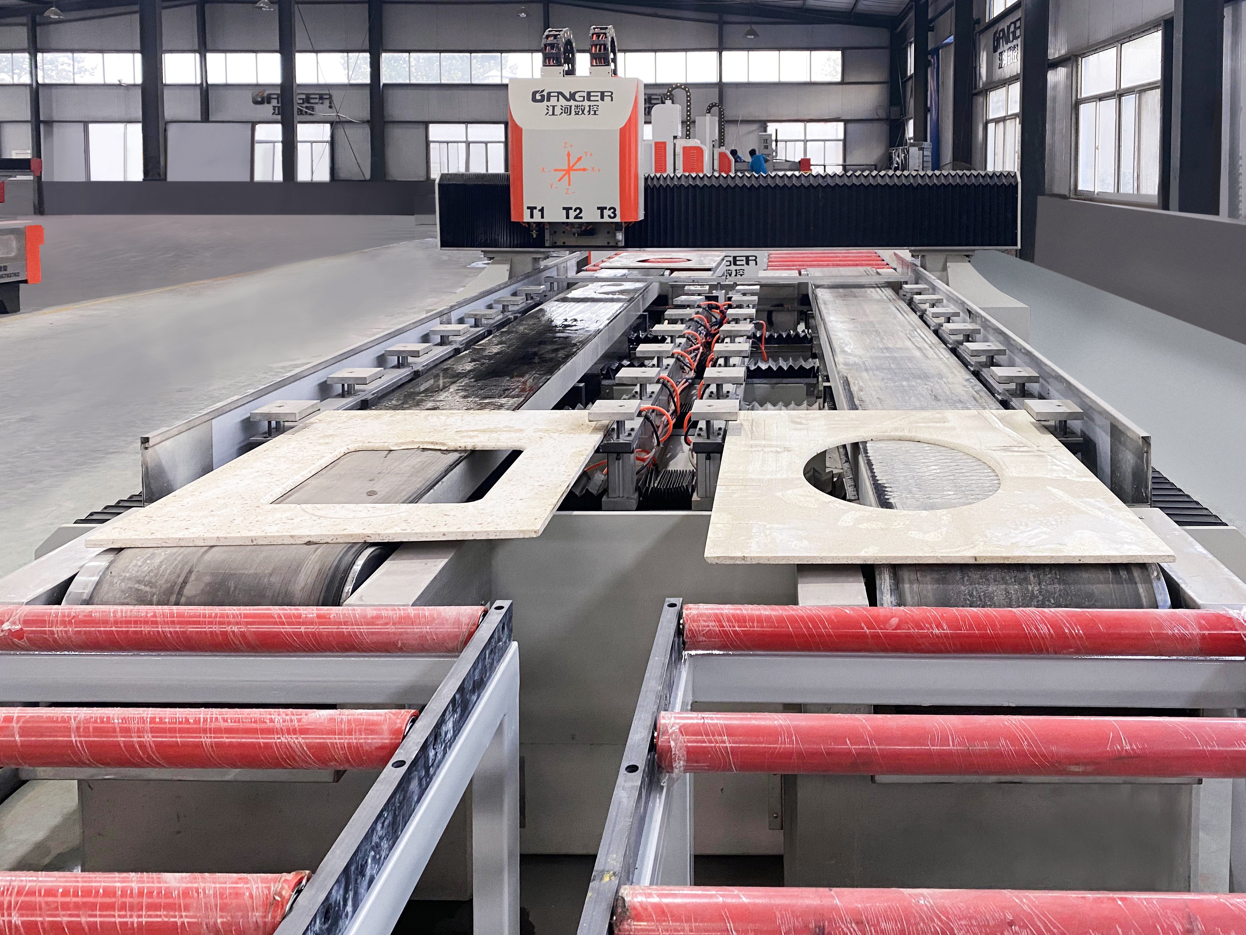 Enrutador CNC para cortar lavabo de encimera de cocina de cuarzo GSY-83D