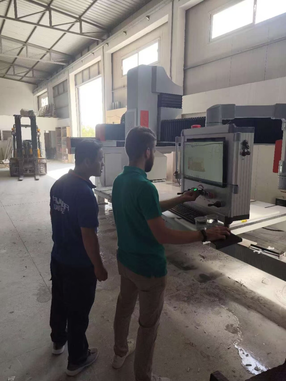 GANGER CNC provide after-service for installation and testing in European4.jpg