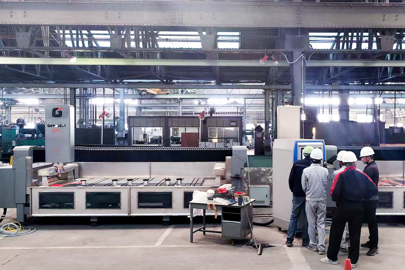 Ganger CNC проводит обучение на месте по 3015ATC для японского партнёра