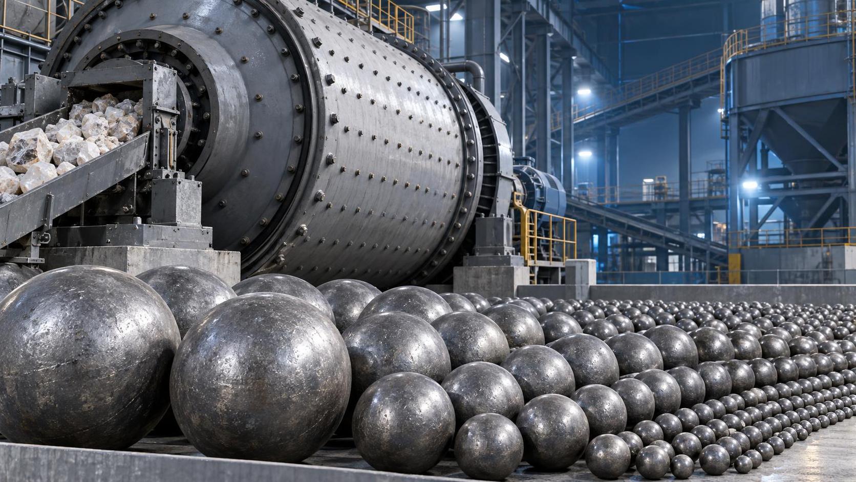 Cast Balls for Ball Mills: Selecting Grades for Abrasive Ores