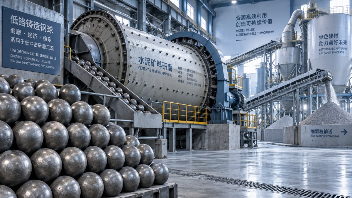 Where Low Chrome Grinding Balls Deliver Value in Low-Impact Milling Operations Где шары для помола с низким содержанием хрома обеспечивают эффективность в операциях низкоинтенсивного измельчения