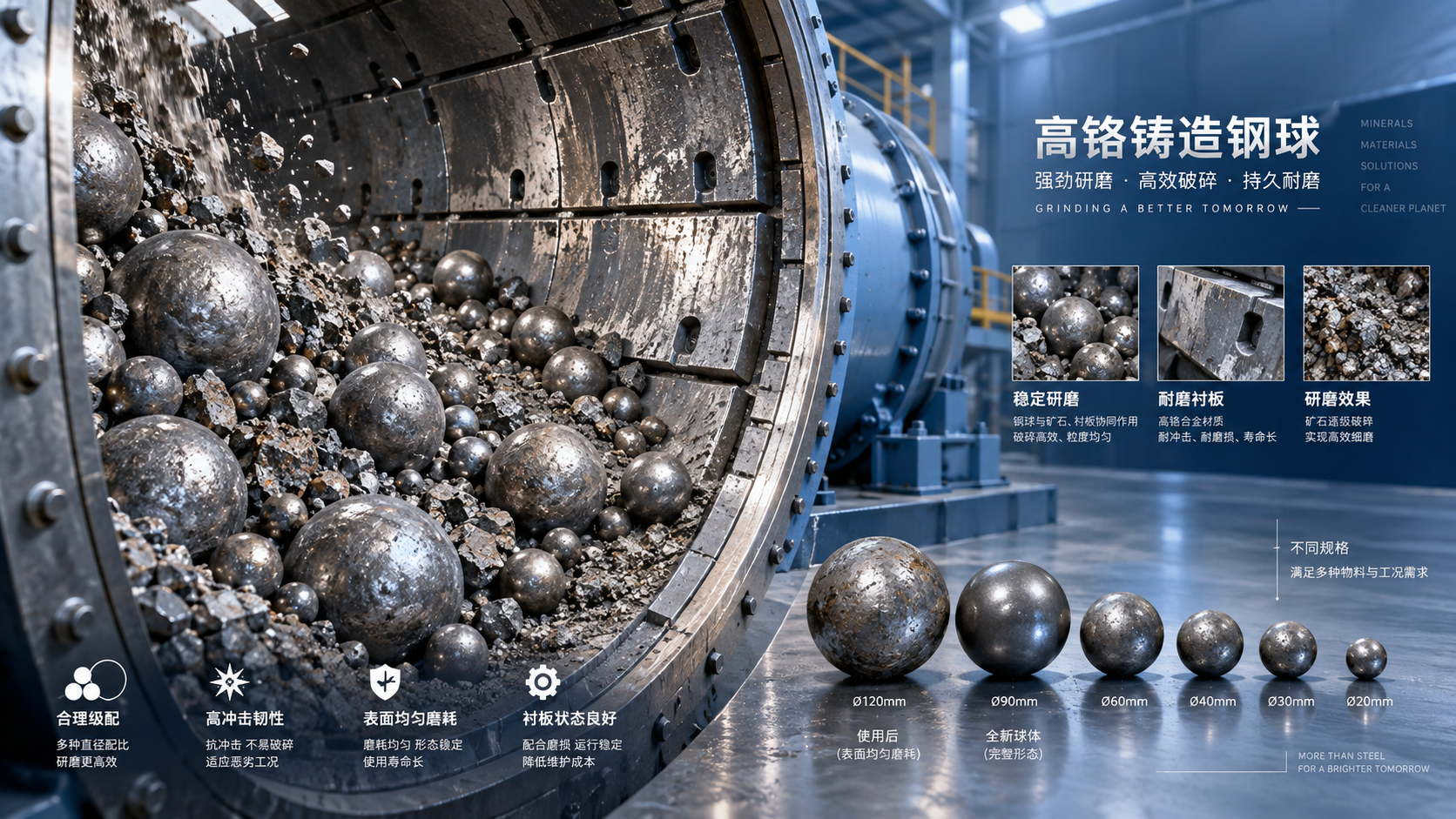 When Ball Mill Casting Balls Cause Excessive Wear and How to Correct It