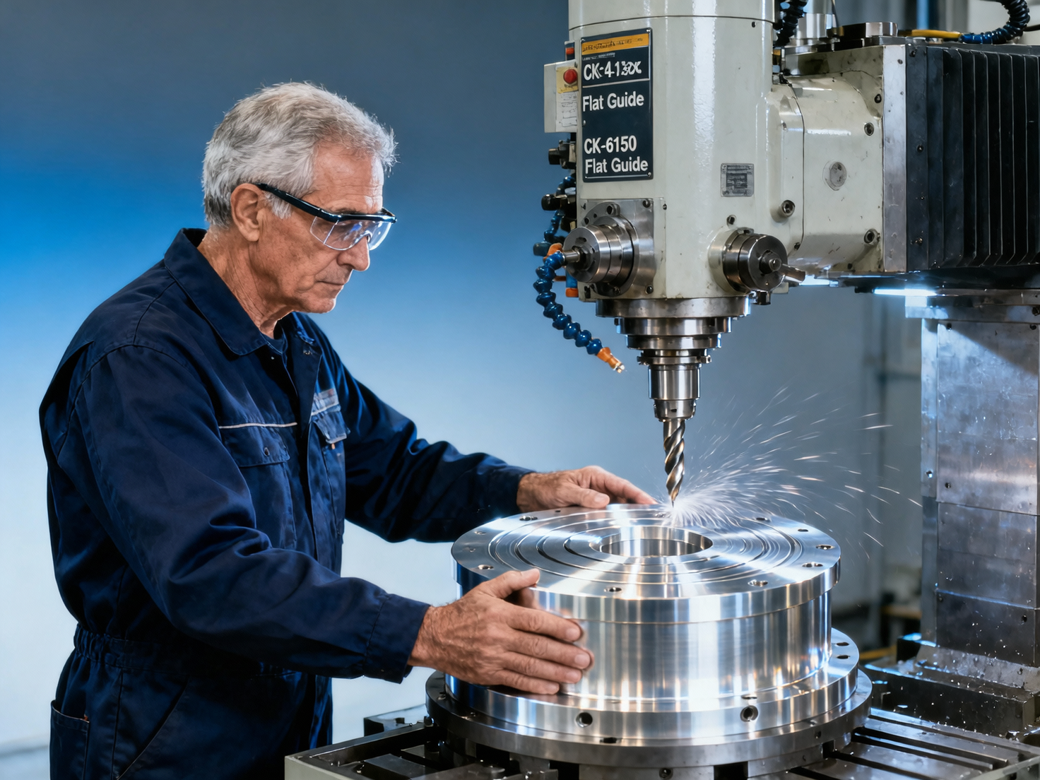 Can high-tolerance disc parts for aerospace applications be produced cost-effectively on 4-axis CNCs?