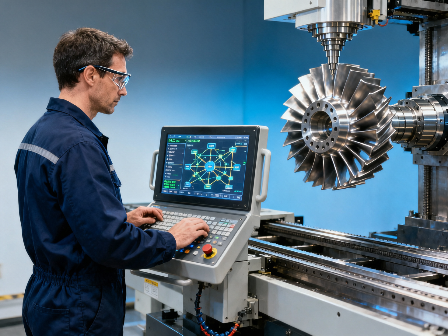 Can industrial automation control system for CNC machines integrate legacy PLCs without full network overhaul?