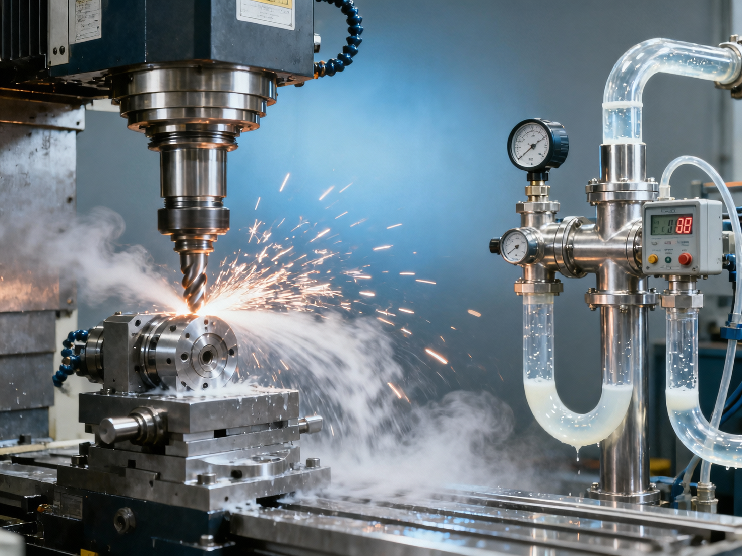 CNC metal cutting performance drops 18% when coolant flow shifts unexpectedly CNC metal cutting performance drops 18% when coolant flow shifts unexpectedly