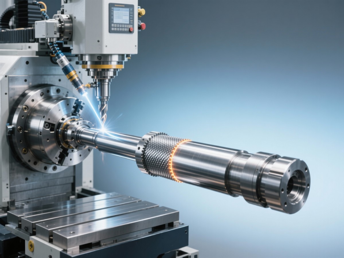 What’s driving the shift from CNC production to hybrid additive-subtractive workflows for shaft parts?