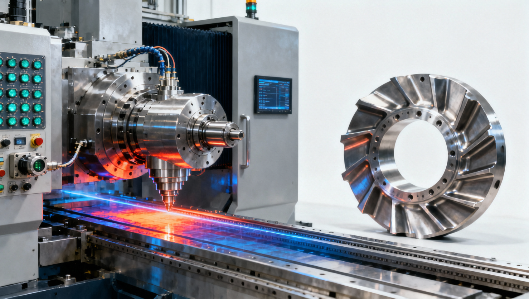 Machine tool for aerospace: Why thermal growth compensation requires real-time sensor fusion