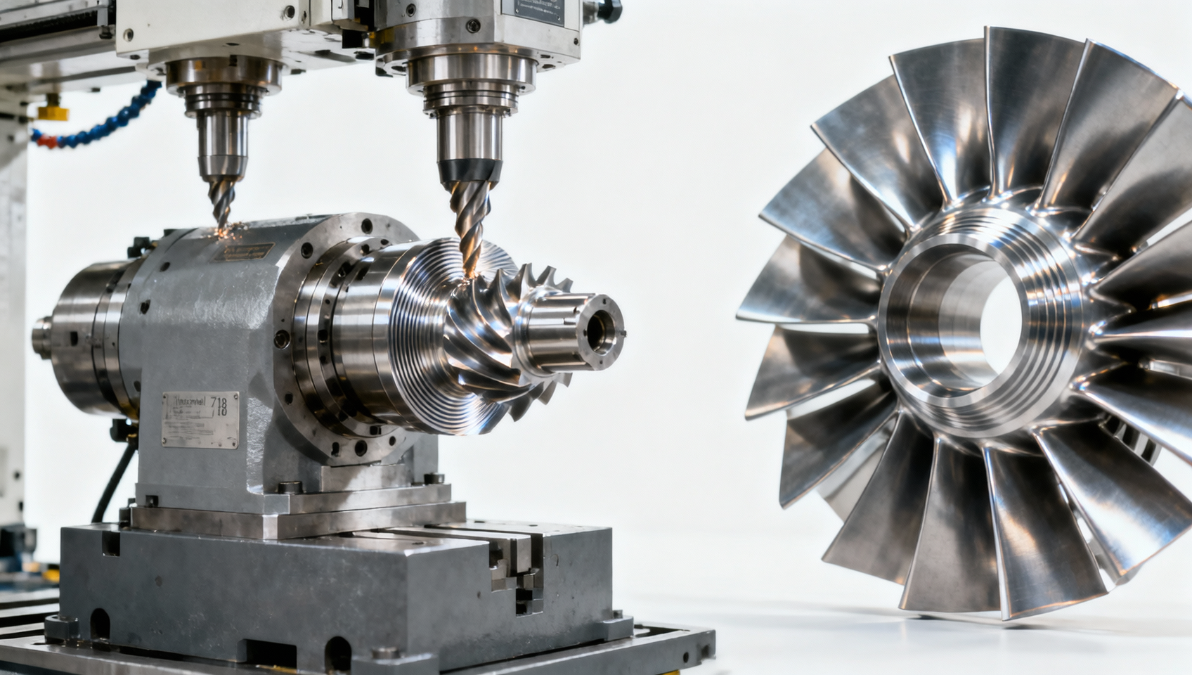 5 Axis Machining for impeller manufacturing: Why tool path smoothing impacts surface integrity more than stepover