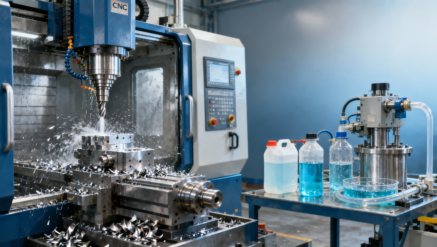 CNC cutting coolant choices can affect more than tool life