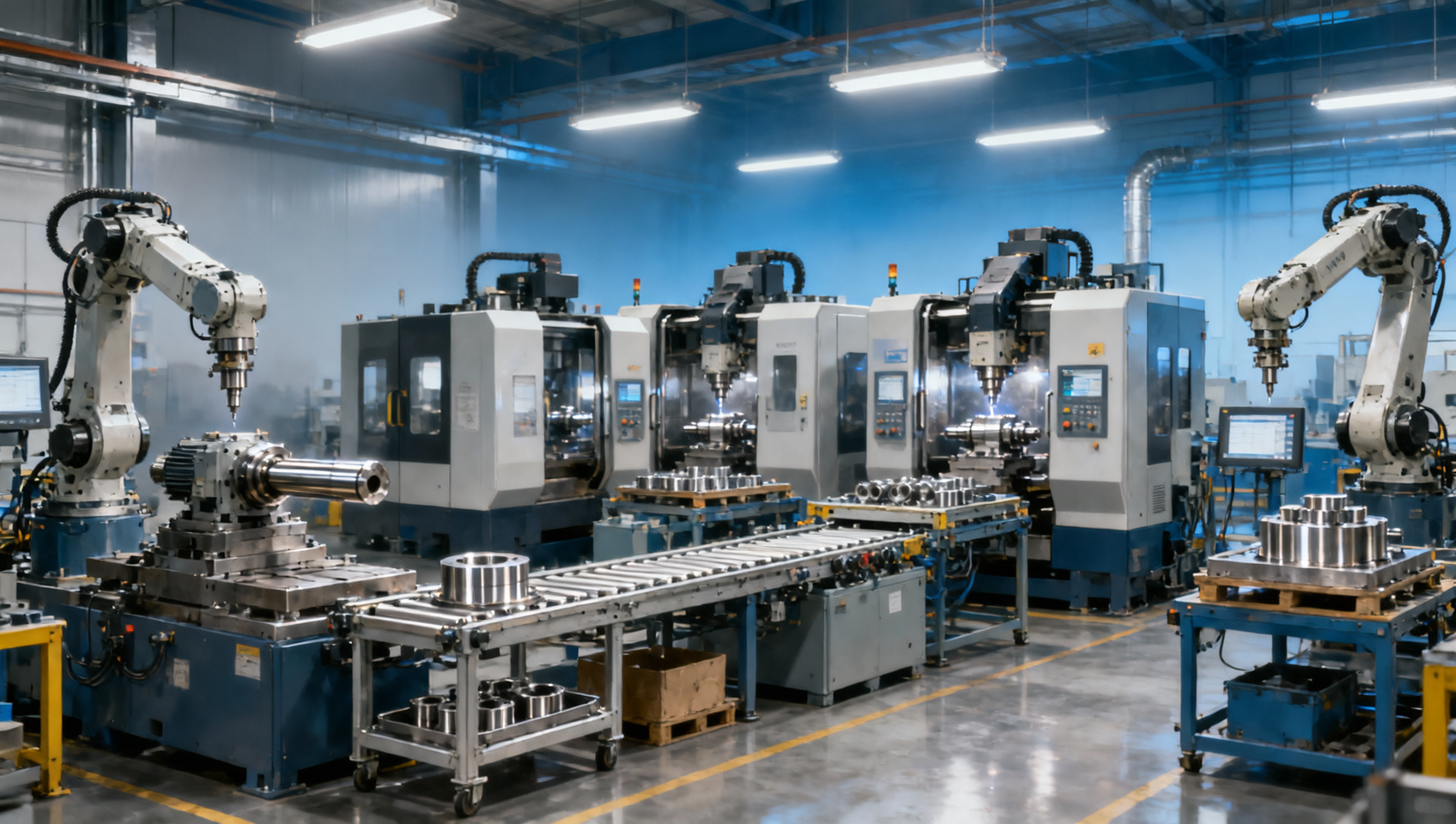 CNC industrial demand is moving toward flexible cell layouts CNC industrial demand is moving toward flexible cell layouts