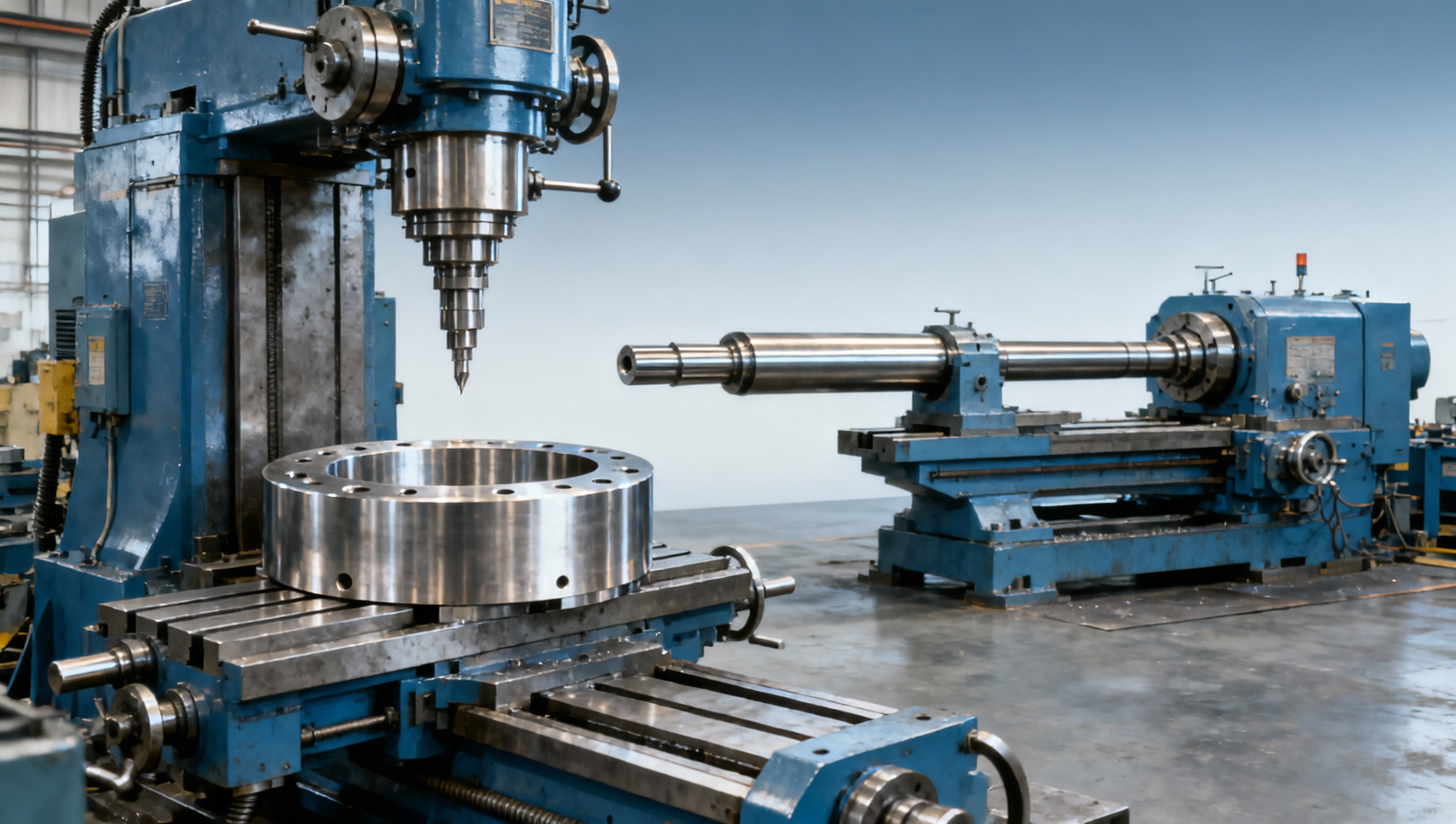 Vertical lathe or horizontal setup for heavy parts?