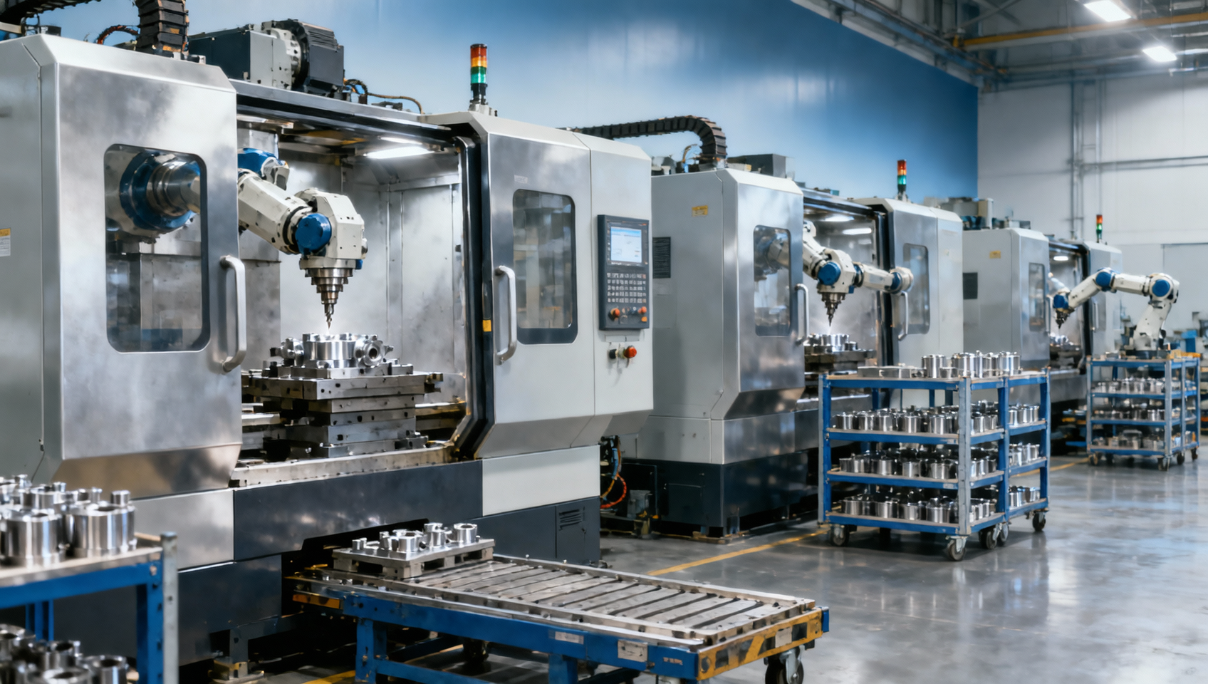 What slows metal machining even when machines look busy?
