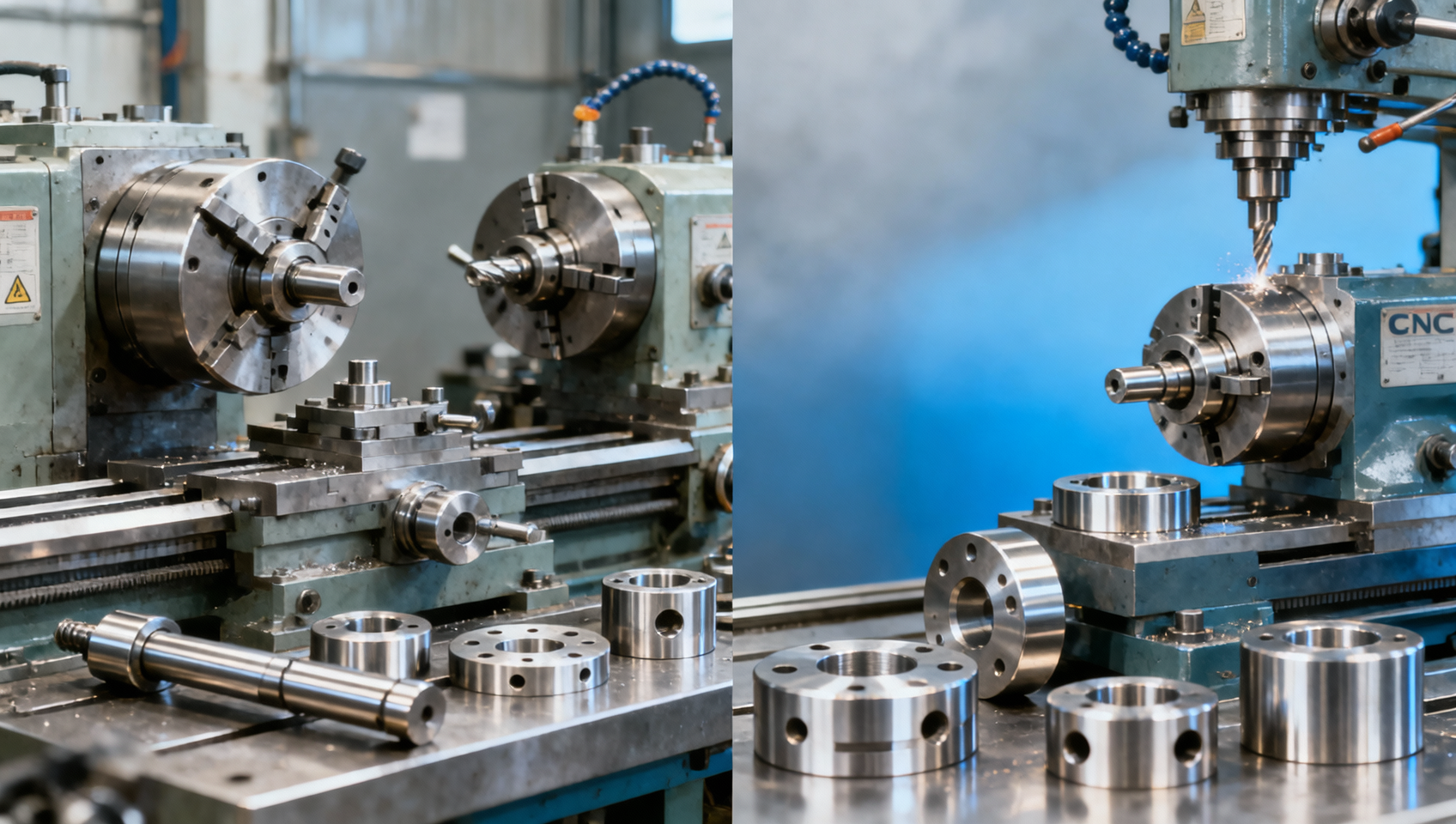 Metal Lathe vs CNC Milling for Low Volume Round Parts