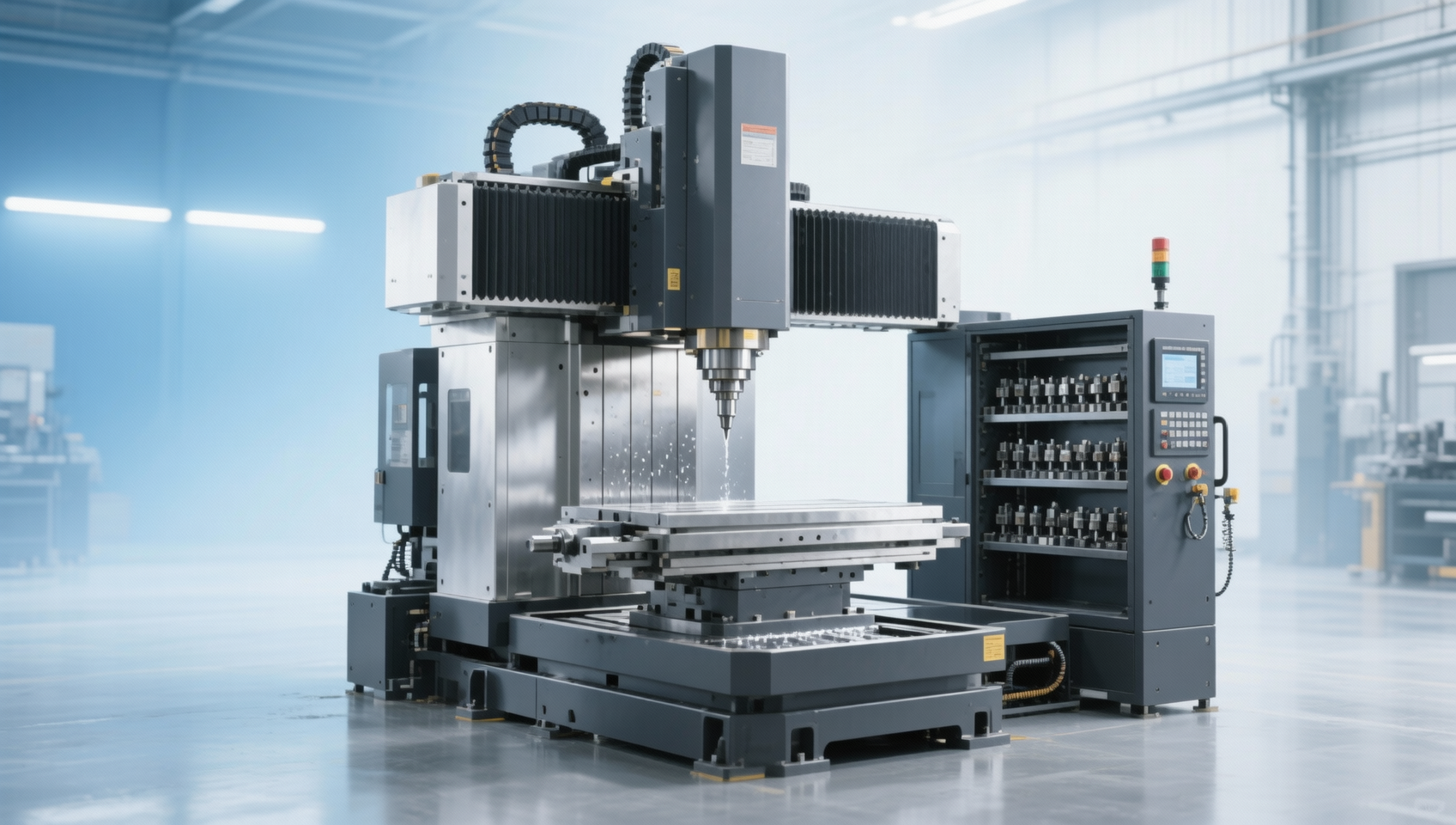 Compact machine tool: Can true footprint reduction coexist with rigidity for heavy cuts?