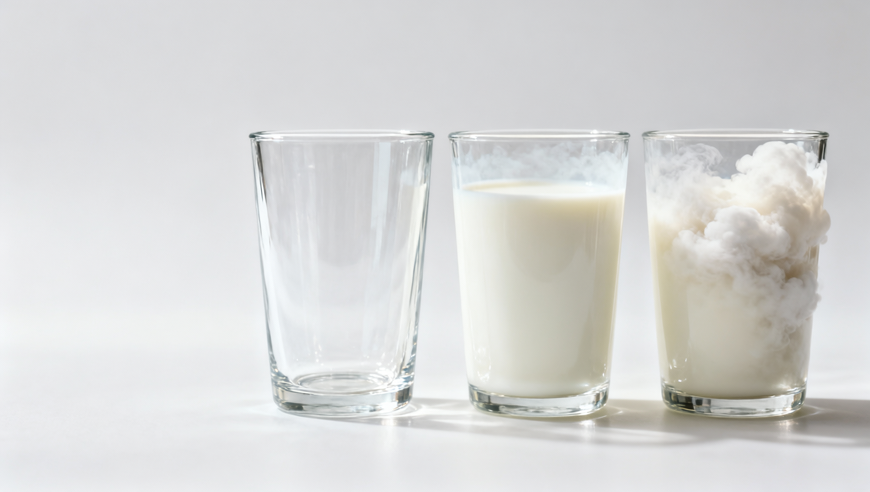 Glass milk cups showing unexpected clouding after dishwasher use—batch consistency or formulation drift?