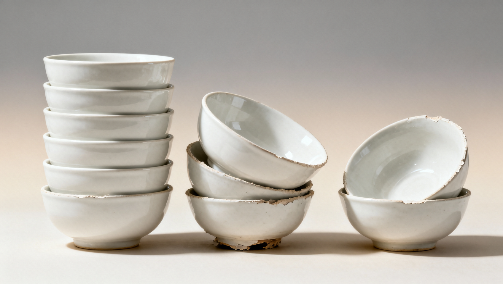 Porcelain soup bowls stacking unevenly in commercial kitchens: A design flaw or a production tolerance issue? Porcelain soup bowls stacking unevenly in commercial kitchens: A design flaw or a production tolerance issue?