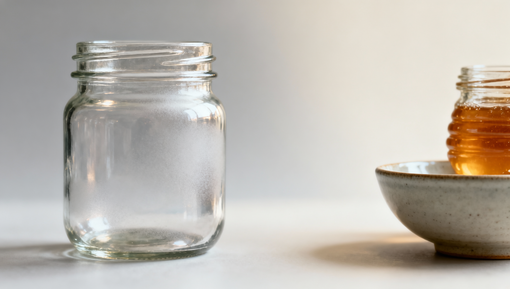 Glass candy jars developing fine haze after repeated hand-washing: Is it detergent residue or etching? Glass candy jars developing fine haze after repeated hand-washing: Is it detergent residue or etching?
