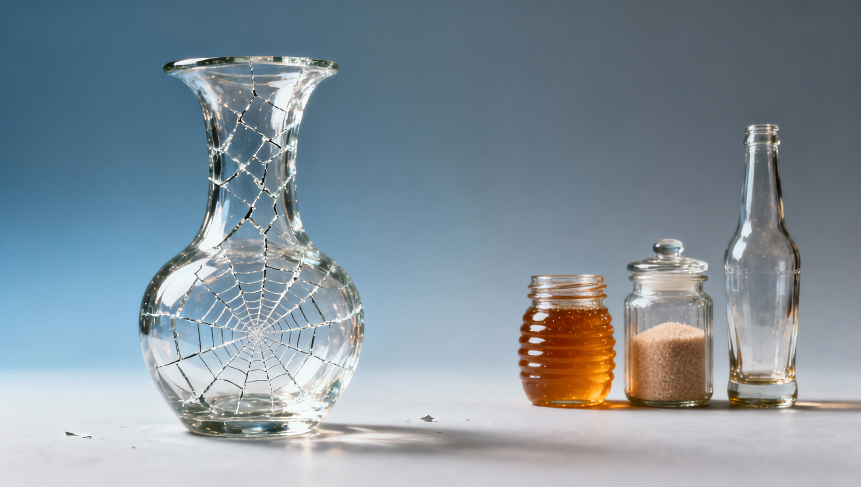 Glass wedding vases shattering during transport—not impact, but temperature-induced stress fracture