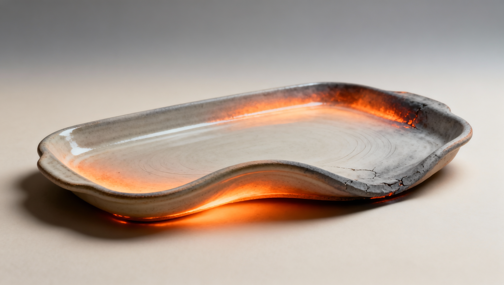 Ceramic baking dish bottoms warping upward—not oven temp, but cooling rate asymmetry Ceramic baking dish bottoms warping upward—not oven temp, but cooling rate asymmetry