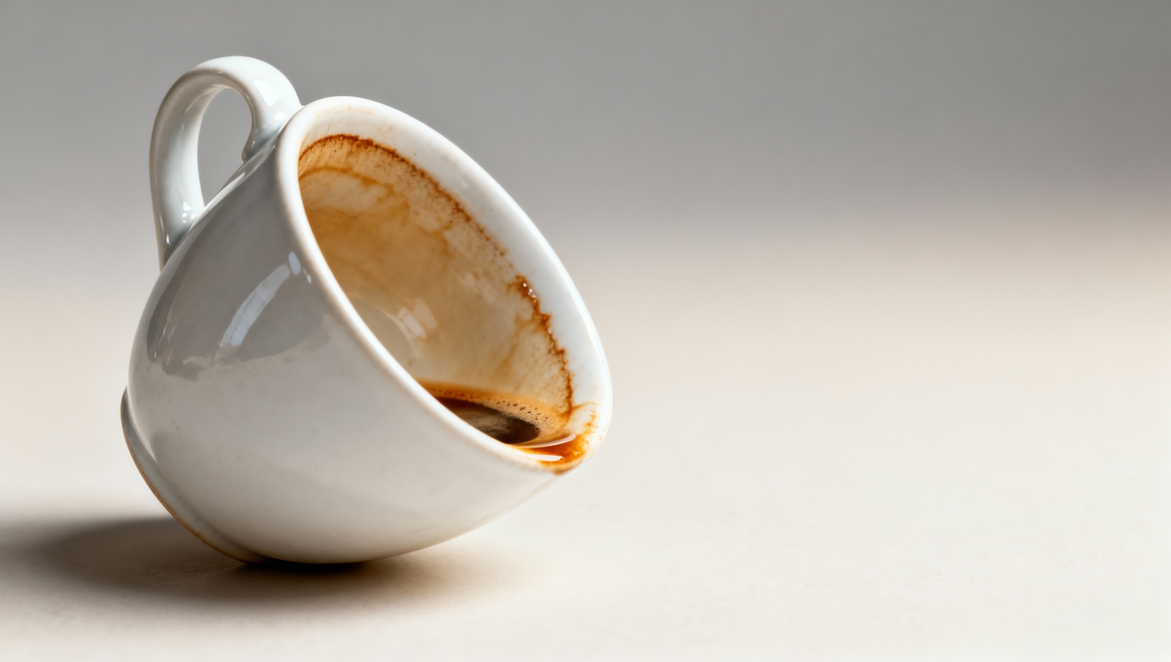 Stoneware mug interiors staining from coffee oils—glaze porosity or long-term polymerization effect? Stoneware mug interiors staining from coffee oils—glaze porosity or long-term polymerization effect?