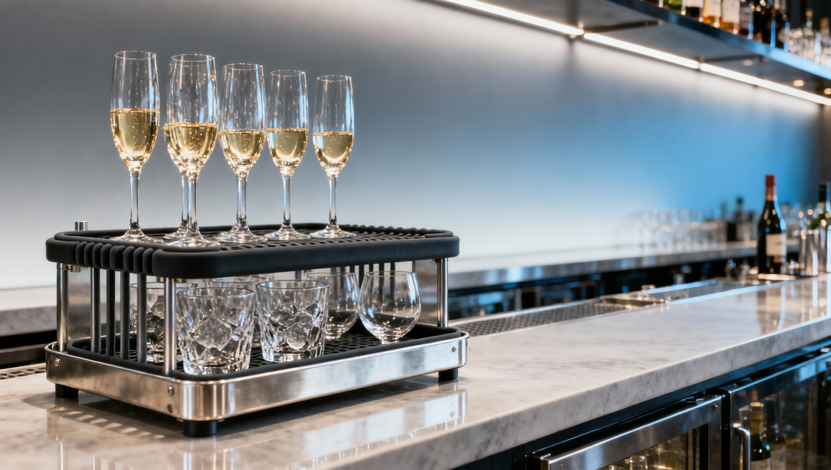 Restaurant supplies for bars: Why glassware storage systems impact breakage rates more than shelf height