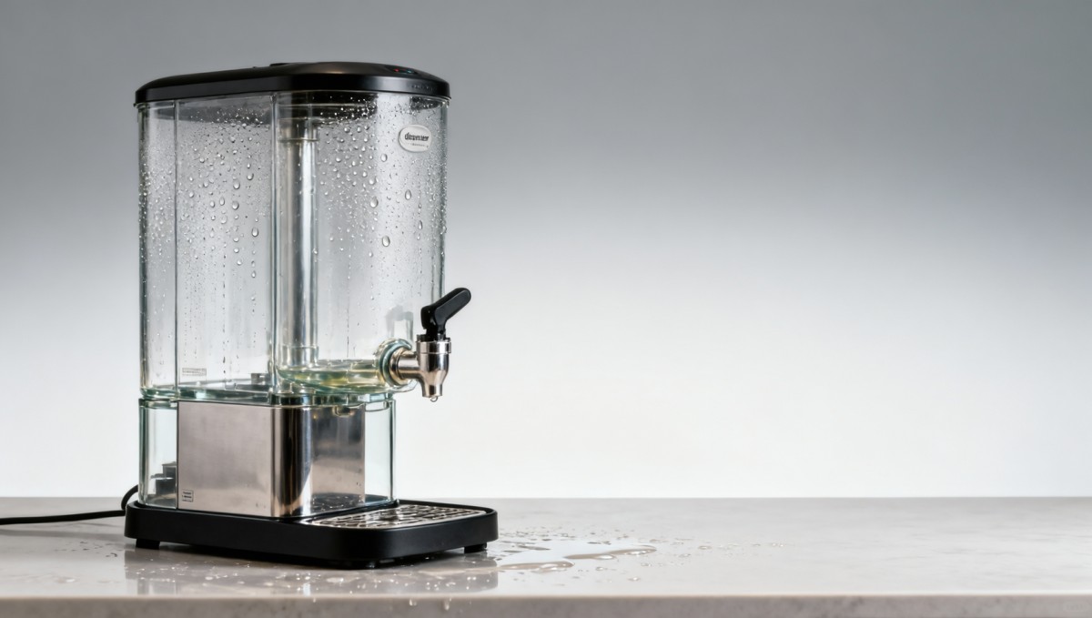 Glass juice dispenser condensation issues no one talks about Glass juice dispenser condensation issues no one talks about